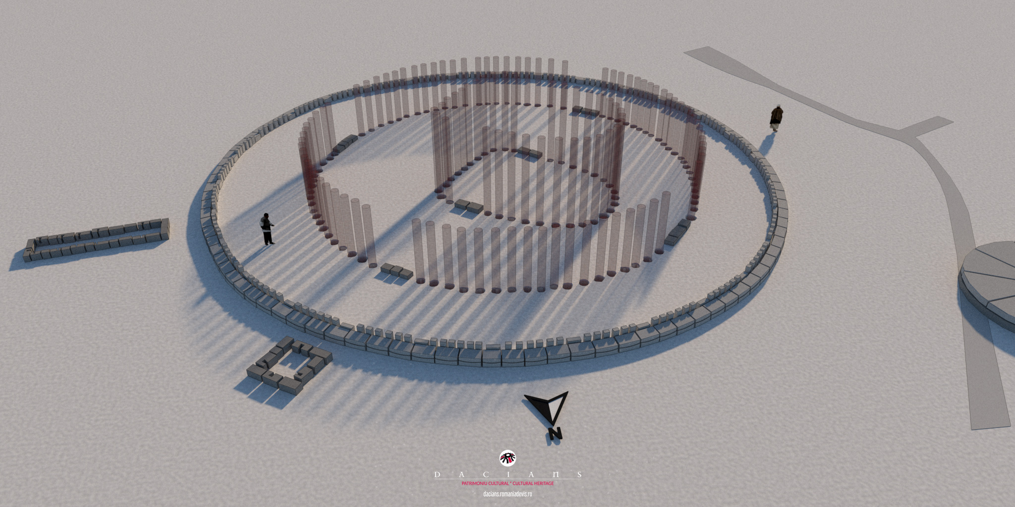 Templul mare circular Sarmizegetusa Regia