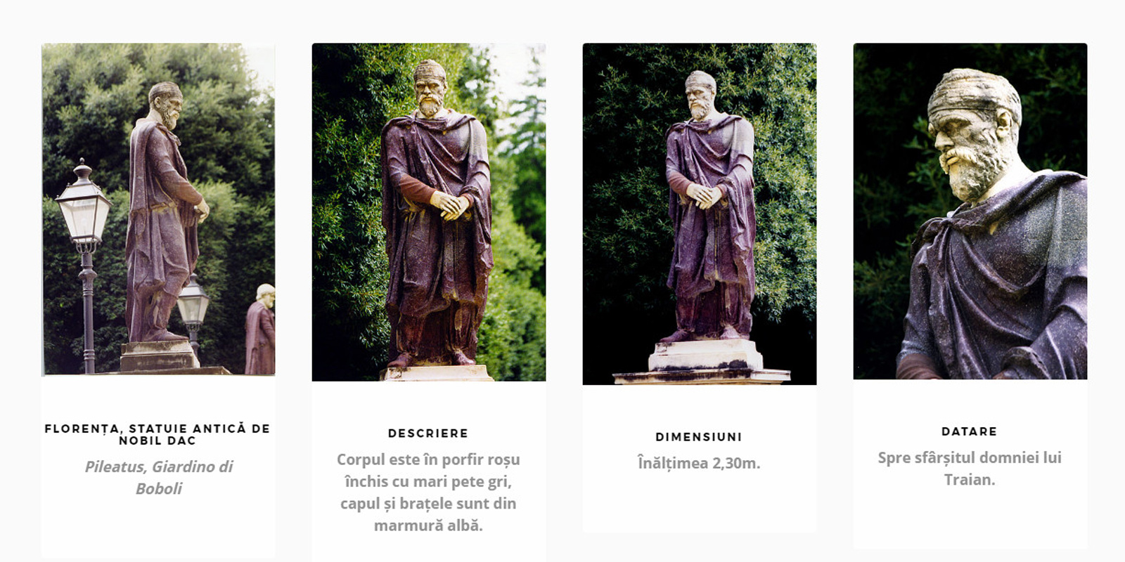 Dac statuie
